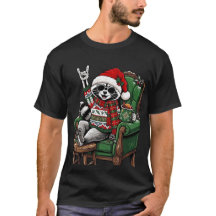 Xmas Santa Mulled Wine Devil Horns Rock Christmas