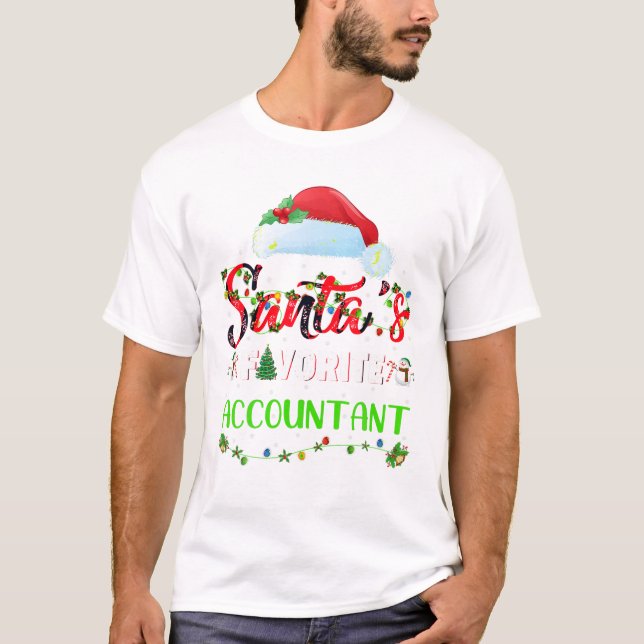 Xmas Santa s Favourite T-Shirt (Front)