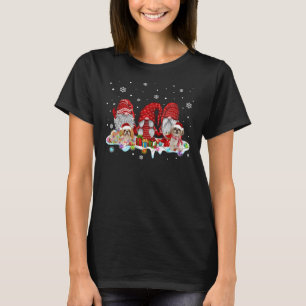 Xmas Santa Shih Tzu Gnomes  Hanging Christmas With T-Shirt