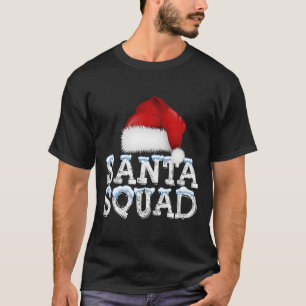 Xmas Santa Squad Family Team Santa Matching Christ T-Shirt