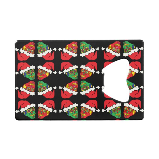 Xmas Santa Sugar Skulls (Front (Horizontal))
