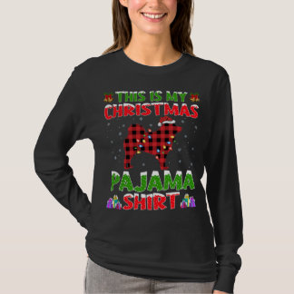 Xmas Santa This Is My Schipperke Christmas Pajama T-Shirt
