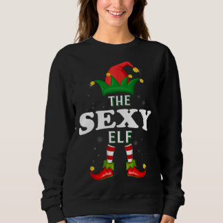 Xmas Sexy Elf Family Matching Christmas Pajama Sweatshirt