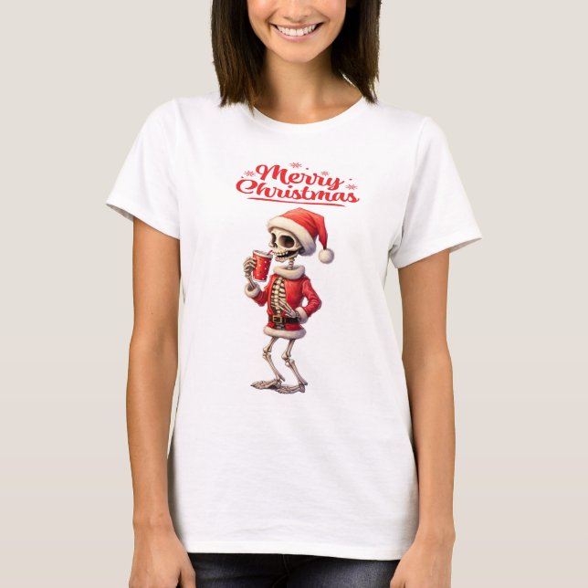 xmas Skeleton T-Shirt (Front)