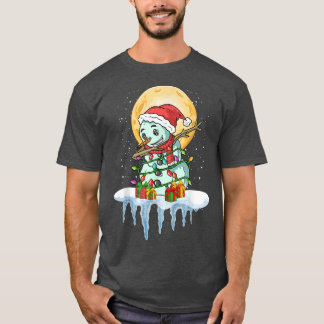 XMas Snow Winter Christmas Fairy Lights Snowman Da T-Shirt