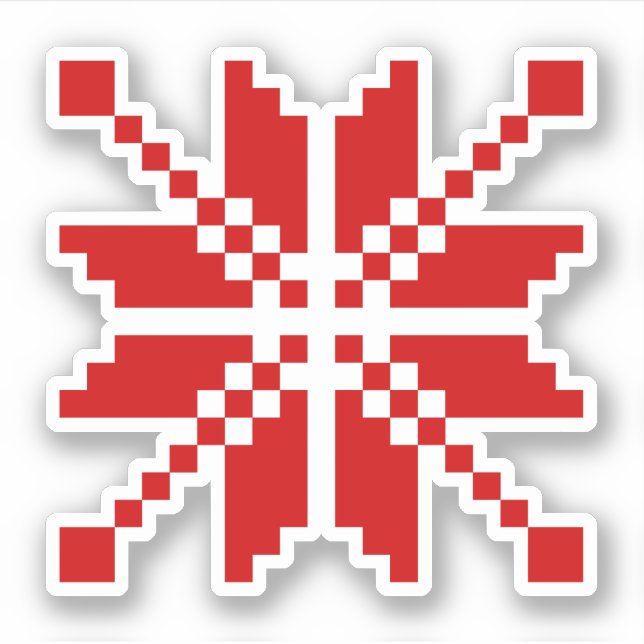 Xmas Snowflake Christmas Pattern (Front)