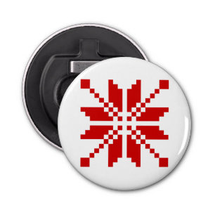 Xmas Snowflake Christmas Pattern Bottle Opener