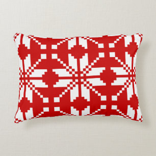 Xmas Snowflake Christmas Pattern Decorative Cushion