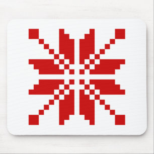Xmas Snowflake Christmas Pattern Mouse Pad