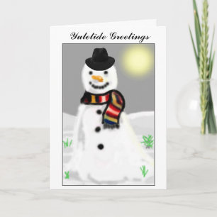Xmas (Snowman) Holiday Card
