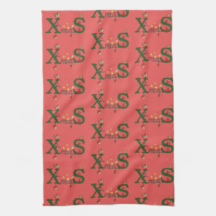 Xmas tea towel