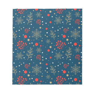 Xmas Tree And Star Notepad