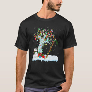 Xmas Tree Decoration Lights Musical Flute Christma T-Shirt