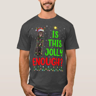 Xmas Tree Is This Jolly Enough Australian Kelpie C T-Shirt