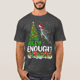 Xmas Tree Is This Jolly Enough Hammerhead Shark Ch T-Shirt