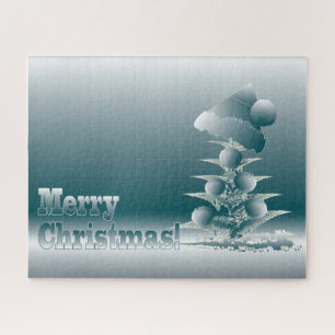 Xmas tree jigsaw puzzle