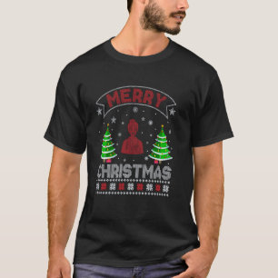 Xmas Tree Lighting Men Women Obgyn Nurse Ugly Chri T-Shirt