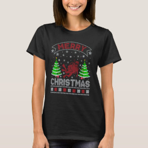 Xmas Tree Lighting Men Women Scuba Diver Ugly Chri T-Shirt