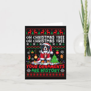 Xmas Tree Ornaments Are History Greater Swiss Moun Card