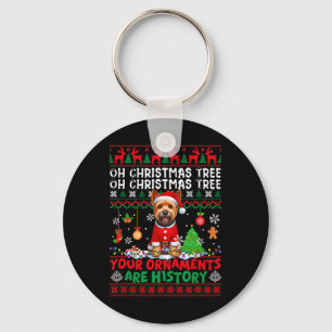 Xmas Tree Ornaments Are History Sweater Norwich Te Key Ring