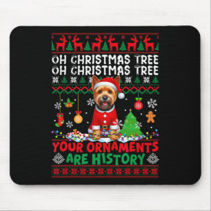 Xmas Tree Ornaments Are History Sweater Norwich Te Mouse Pad