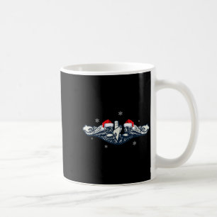 Xmas Veterans Day U.s Submarine Santa Hat Christma Coffee Mug