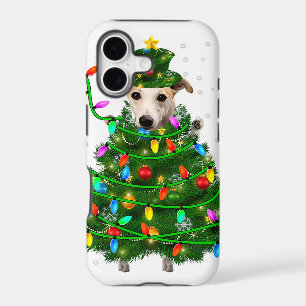 Xmas Whippet Christmas Tree Christmas Lights Xmas