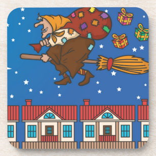 xmas witch Befana Coaster