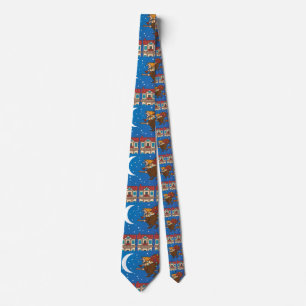 xmas witch Befana Tie