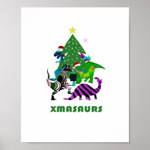 Xmasaurs Poster