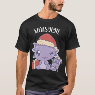 Xmasolotl Cute Axolotl Christmas T-Shirt