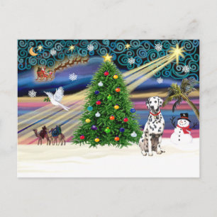 XmsMagic-Dalmatian Postcard