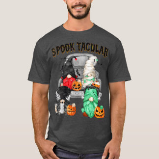 XNML Truck Gnomes Witchy Pumpkin Scary Autumn Hall T-Shirt
