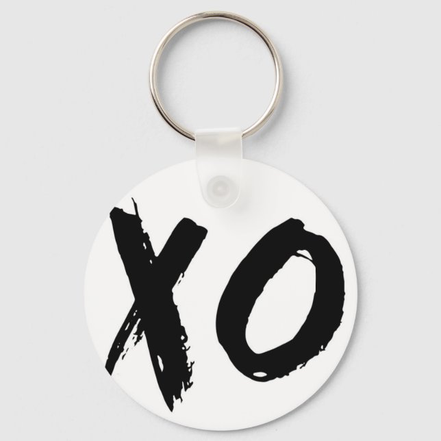 XO Brush Minimal Key Ring (Front)