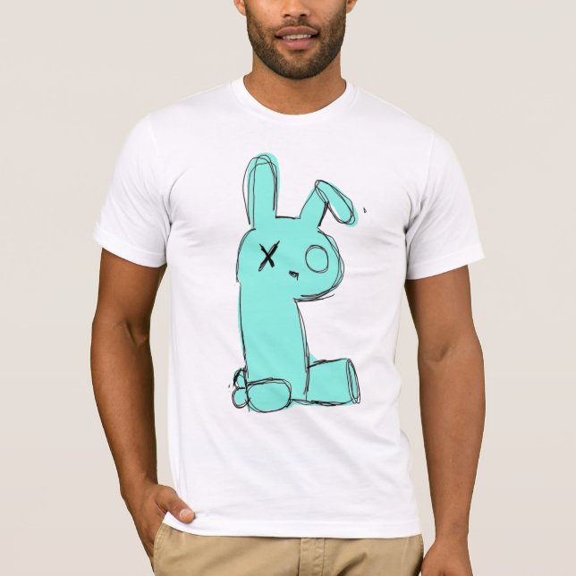 XO Bunny (in Blue) T-Shirt (Front)