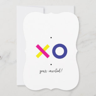 XO Customisable Invitation