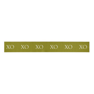 XO Gold Ribbon Grosgrain Ribbon