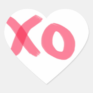 xo heart sticker