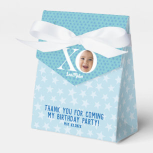 XO Personalised funny boy face birthday party Favour Box