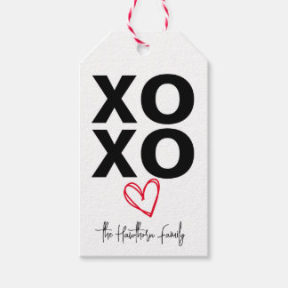 XO Personalised Gift Tag