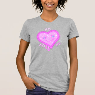 “XO, XO, XO” Cute Heart Kawaii T-shirt 