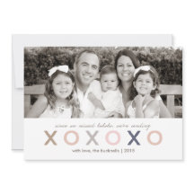 XO XO XO | Late Christmas Card