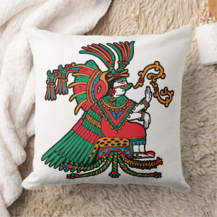 Xochiquetzal – Flower Feather – Goddess of Love Cushion