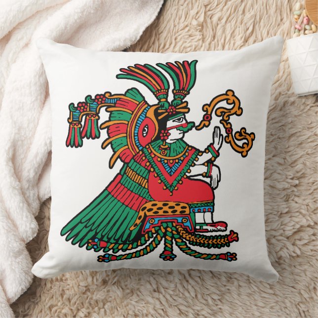 Xochiquetzal – Flower Feather – Goddess of Love Cushion (Blanket)