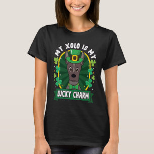 Xolo Mexican Hairless St Patricks Lucky Charm Mum  T-Shirt