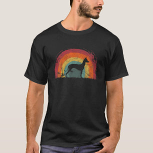 Xolo Vintage Rainbow Dog Men Women T-Shirt