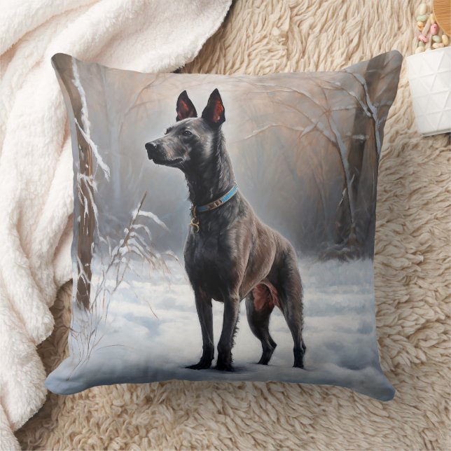 Xoloitzcuintli Let It Snow Christmas Cushion (Blanket)