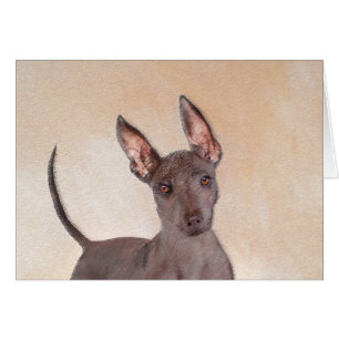 Xoloitzcuintli Painting - Cute Original Dog Art