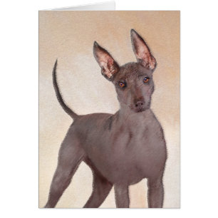 Xoloitzcuintli Painting - Cute Original Dog Art