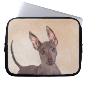 Xoloitzcuintli Painting - Cute Original Dog Art Laptop Sleeve